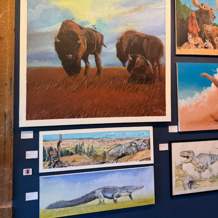 Painting by Paleo Artist, Jason C. Poole