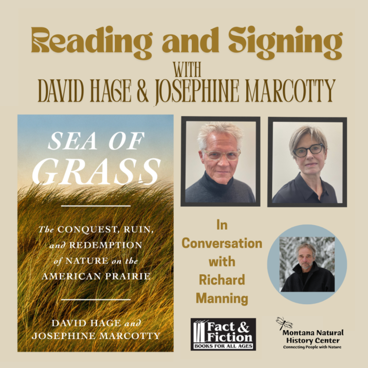 Sea of Grass, book reading and signing