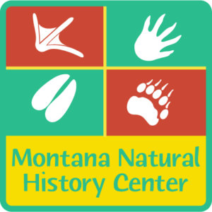 Montana Natural History Center Scout Badge with animal tracks