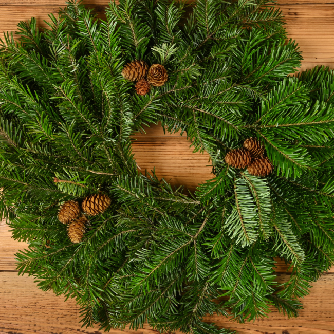 creating a wreath