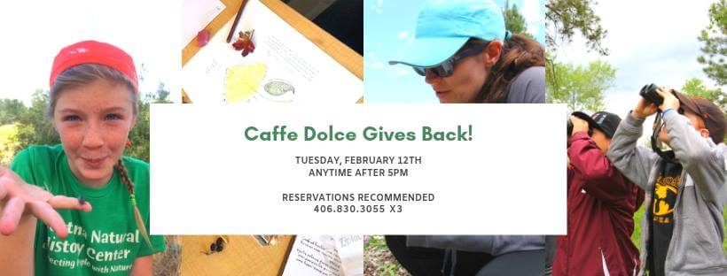 Caffe Dolce community night for the Montana Natural History Center